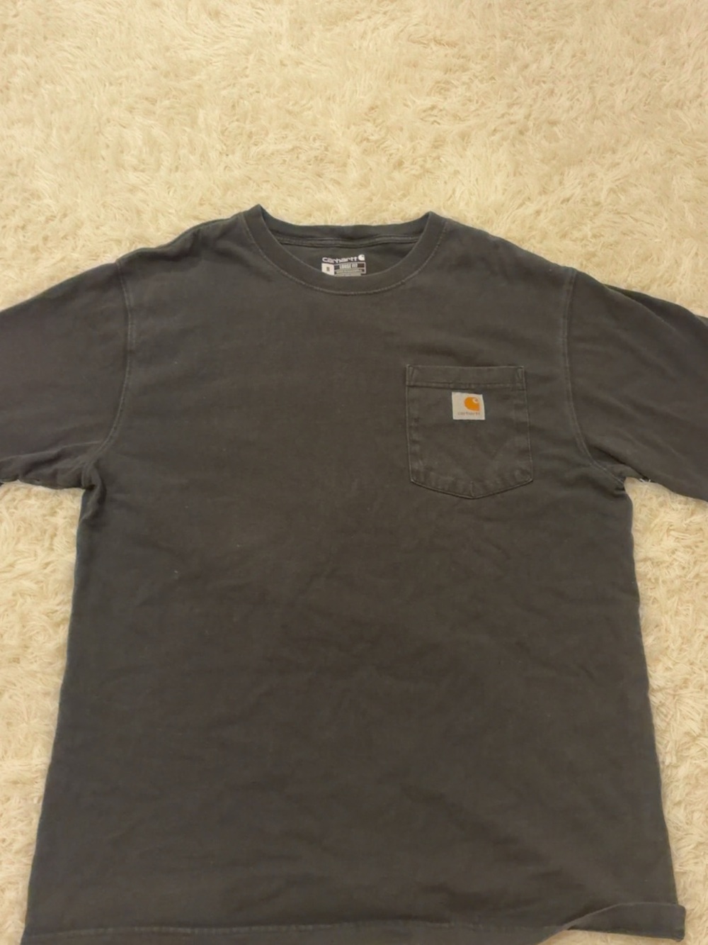 Carhartt Men's Dark Gray Pocket Short-Sleeve Tee